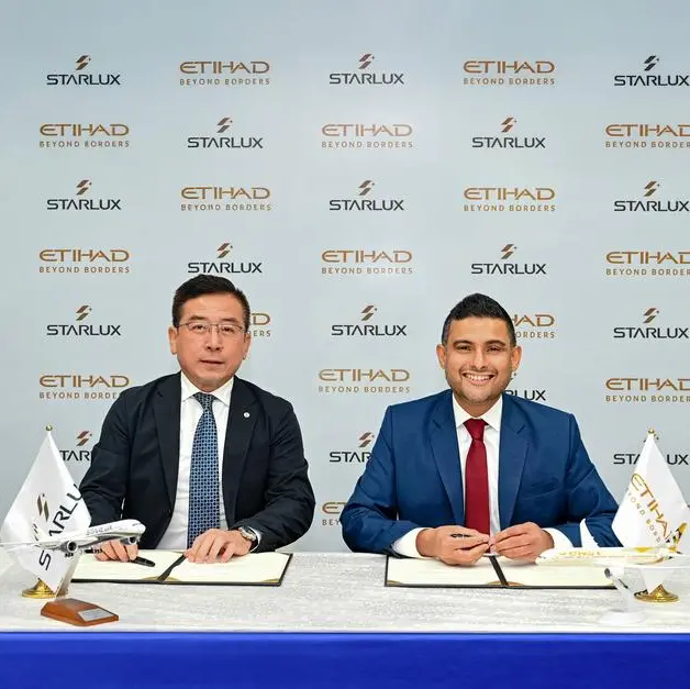 Etihad Airways and STARLUX Airlines sign strategic codeshare partnership