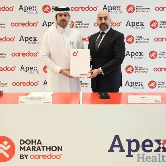 Ooredoo signs sponsorship agreement with Apex Health for upcoming Doha Marathon by Ooredoo 2026