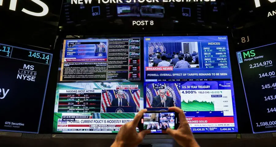 Wall St futures gain as oil prices ease; Fed outlook in focus