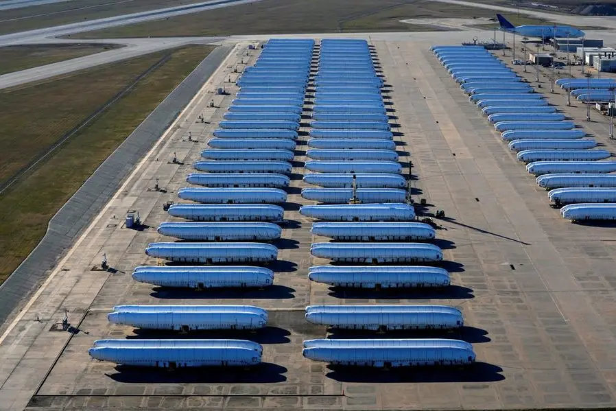 Airplane fuselages bound for Boeing\\'s 737 Max production facility await shipment at Spirit AeroSystems headquarters in Wichita, Kansas, U.S. December 10, 2024. REUTERS/Nick Oxford , Reuters/REUTERS