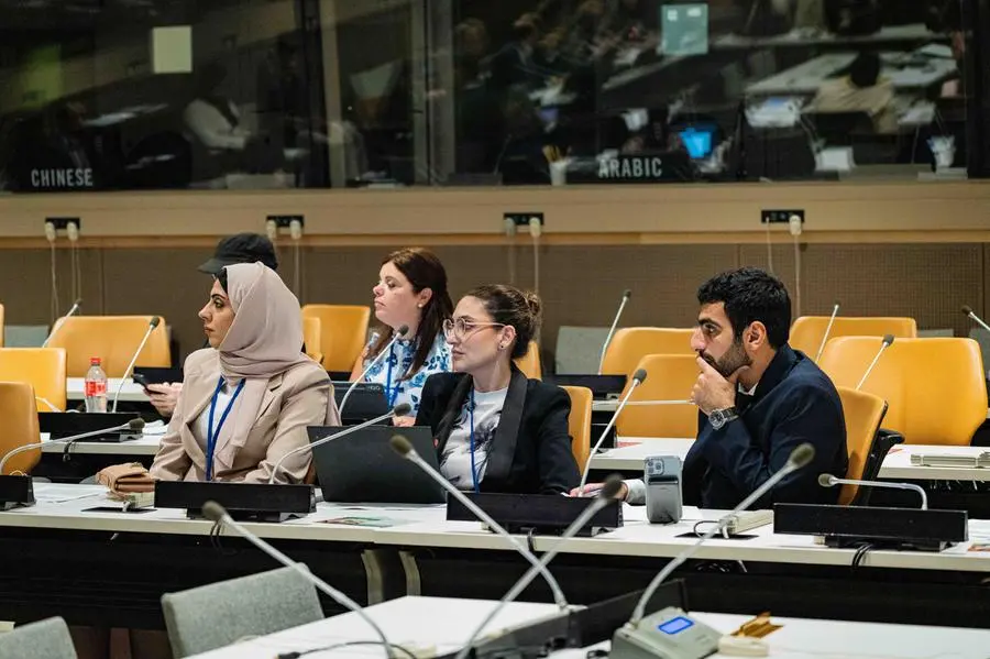 UAE delegation at the event. Image Courtesy: Department of Community Development (DCD)