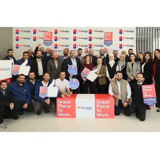 Budget Car Rental becomes first in Jordan’s car rental industry to earn great place to work® certification™