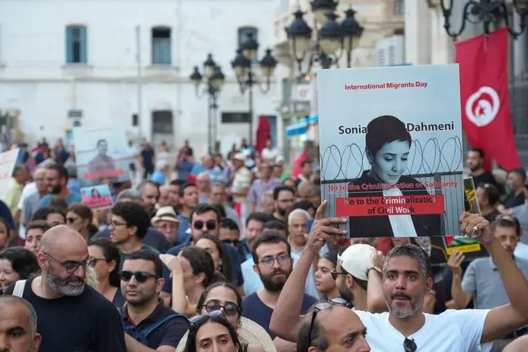 Tunisians protest aginst President Saied, call country an ‘open-air prison’