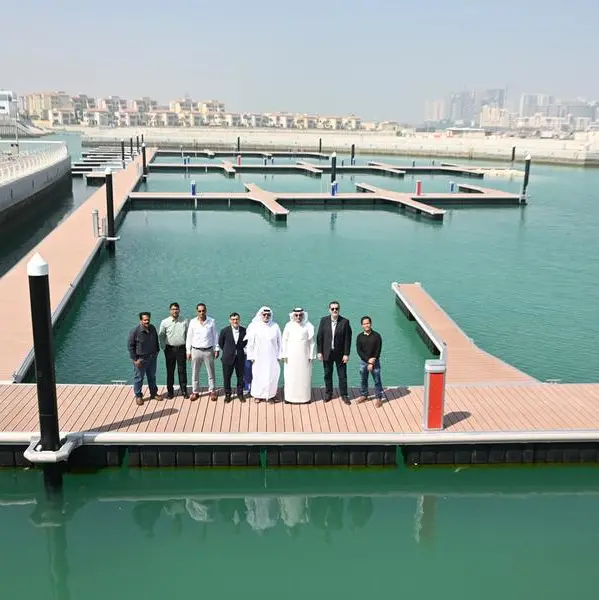 Ithmaar Development Company announces the completion of pontoons and floating facility construction in Dilmunia Marina