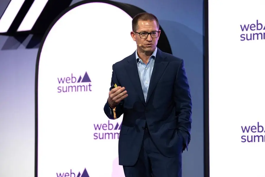 Tucker Highfield, Chief Financial Officer of Genesis Digital Assets Limited at the Web Summit Qatar. Image courtesy: GDA