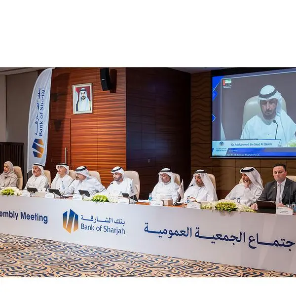 Bank of Sharjah reports record AED 729mln net profit for 2025 and approves 6.5% cash dividend