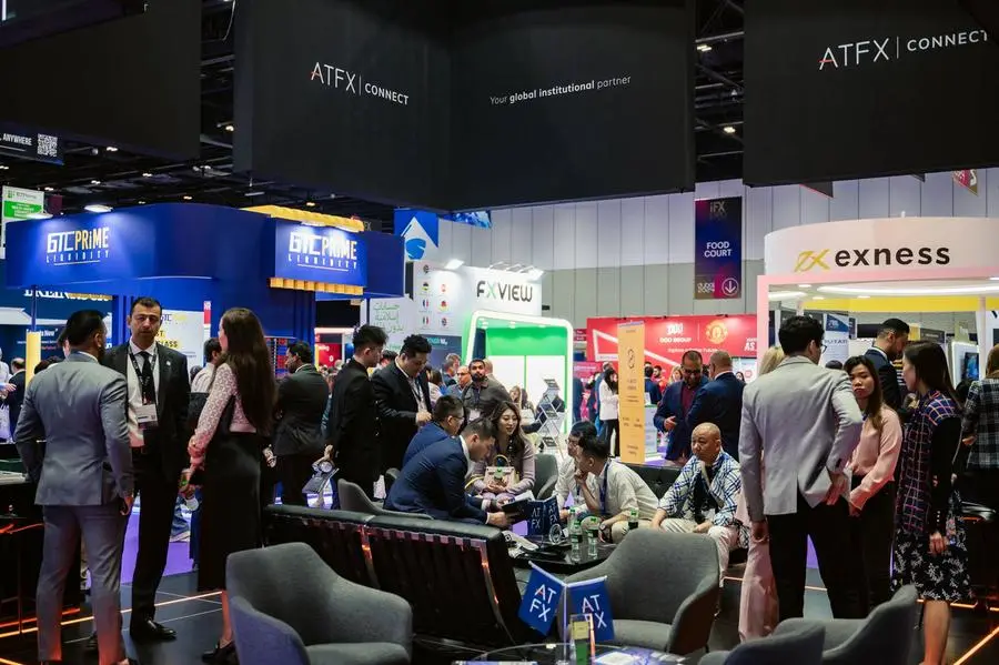 Attendees networking at iFX EXPO Dubai 2024. Image Courtesy: iFX EXPO Flickr Album