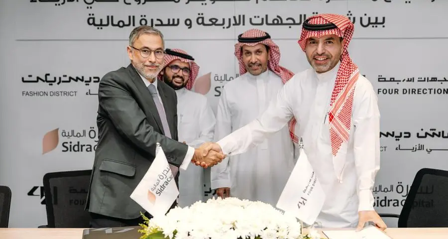 Sidra Capital and Four Directions sign MoU to develop Fashion District with over SAR 450mln investment