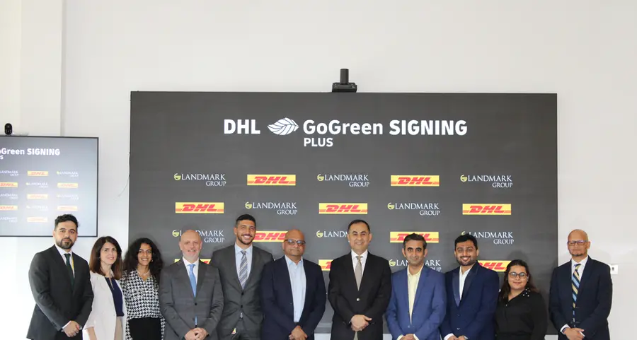 \"دي إتش ال\" إكسبرس ومجموعة لاندمارك تتعاونان لخفض الانبعاثات الكربونية عبر سلاسل الإمداد الإقليمية