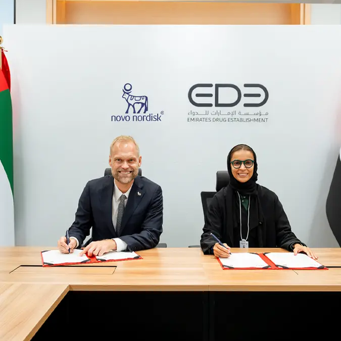 Emirates Drug Establishment and Novo Nordisk sign MoU