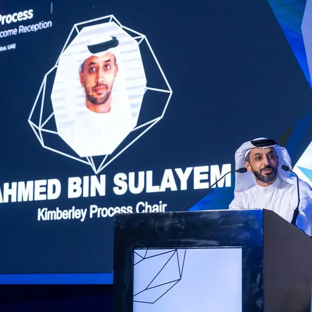 رئيس عملية كيمبرلي ممثلاً لدولة الإمارات يعلن أن حجم تجارة الماس عبر دبي بلغ أكثر من مليار قيراط، ويكشف عن إطلاق منصة رقمية مبتكرة لتتبع المصدر، ويدعو إلى اجتماع وزاري عالمي لبحث أبرز التحديات