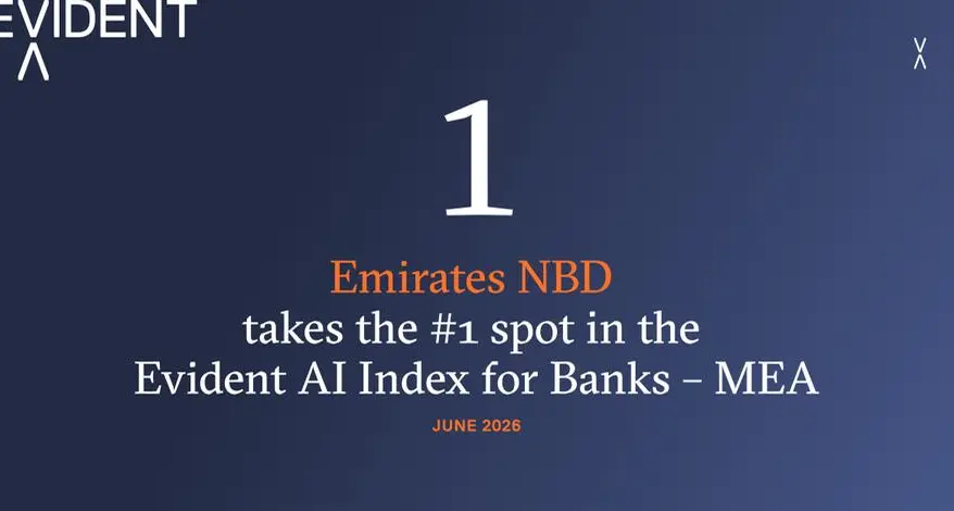 Emirates NBD ranked #1 in inaugural Evident AI Index for Banks – Middle East and Africa