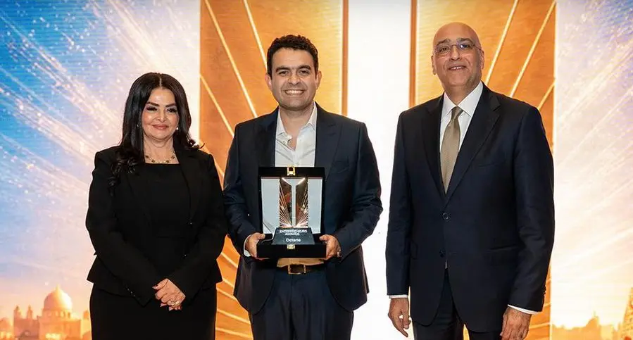 Octane wins Entrepreneurs Award at Egypt's Top Summit 2026 honoring the country's top 100 companies