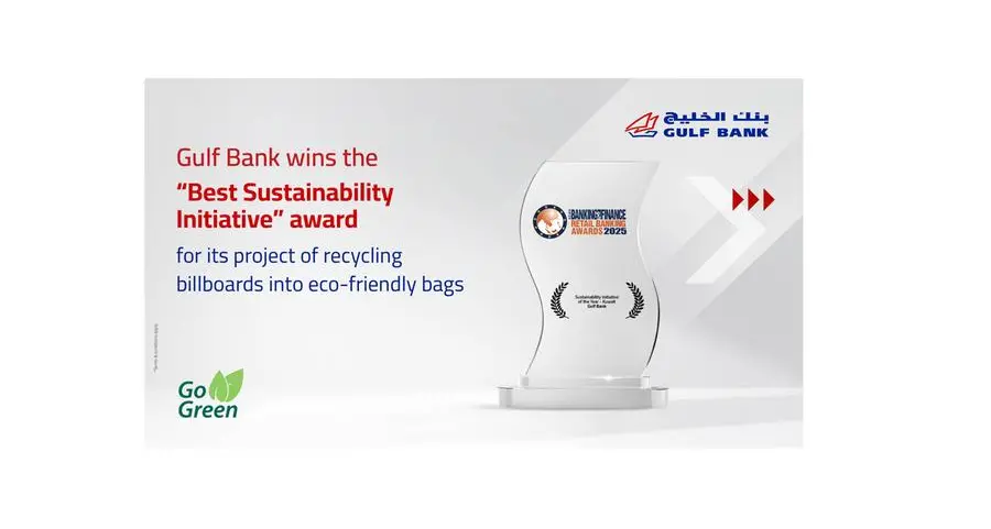 Gulf Bank wins “Best Sustainability Initiative of 2025” Award from Asian Banking & Finance
