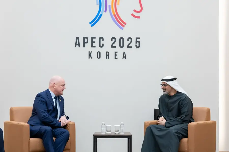 Crown Prince of Abu Dhabi meets Prime Minister of New Zealand