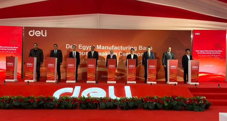 Chinese office supplies giant Deli Group breaks ground on new manufacturing hub in Egypt