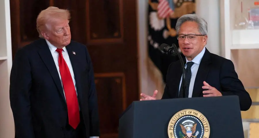 Trump lands in China for Xi summit with Nvidia CEO in tow