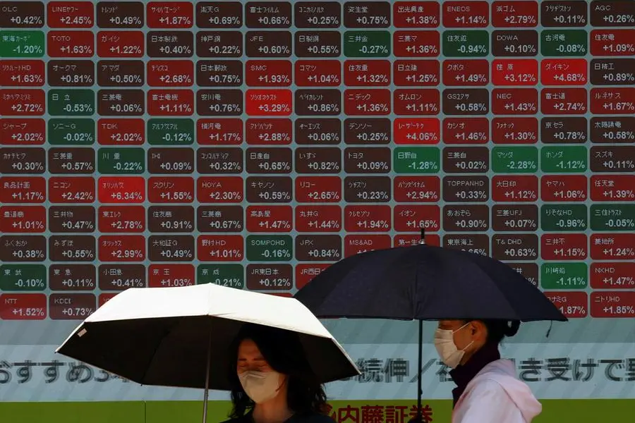 Shares steady, yen slides after US issues tariff letters