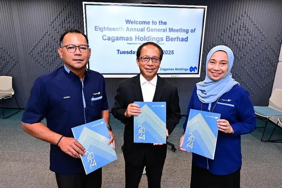 From Left: Kameel Abdul Halim, President/Chief Executive Officer of Cagamas Berhad, Dato\\u2019 Bakarudin Ishak, Chairman of Cagamas Holdings Berhad and Dr. Mazatul \\u2018Aini Shahar Abdul Malek Shahar, Chief Financial Officer of Cagamas Berhad. Image Courtesy: Cagamas Berhad