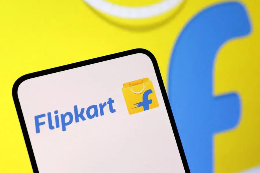 FILE PHOTO: Flipkart logo is seen in this illustration taken, February 11, 2025. REUTERS/Dado Ruvic/Illustration. , Reuters