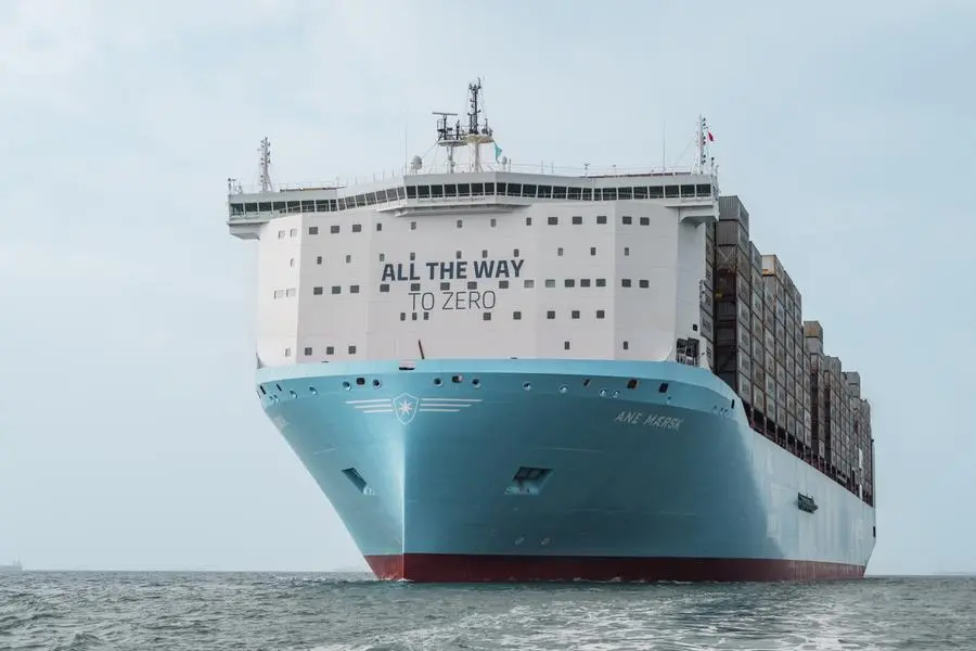 Ane Maersk arriving at TPP. Image Courtesy: Maersk