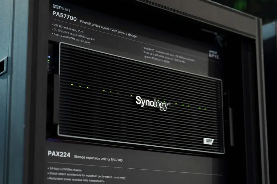 Synology is showcasing its latest lineup of innovations at COMPUTEX 2025. Image Courtesy: Synology
