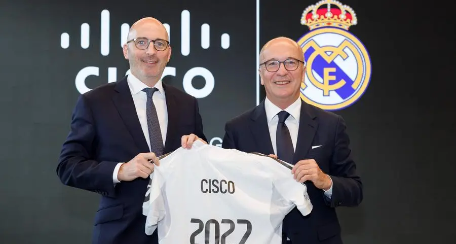 سيسكو وريال مدريد توسعان شراكتهما لإعادة تعريف الابتكار الرياضي باستخدام الذكاء الاصطناعي والاتصال