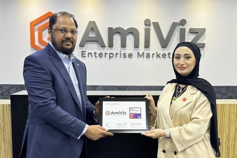 AmiViz Scoops Up Top Workplace Award in GCC Tech Scene – Great Place to Work Certified!