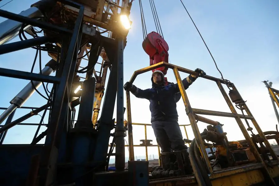 <p>A drilling rig in Kazakhstan. Photo used for illustrative purpose only.&nbsp;</p>\\n , Reuters