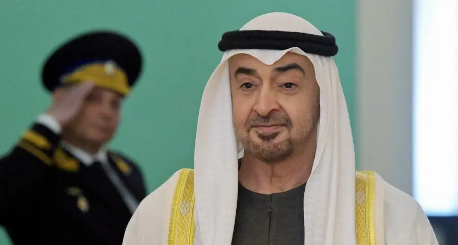 UAE President welcomed at Presidential Palace in official reception by Angolan President