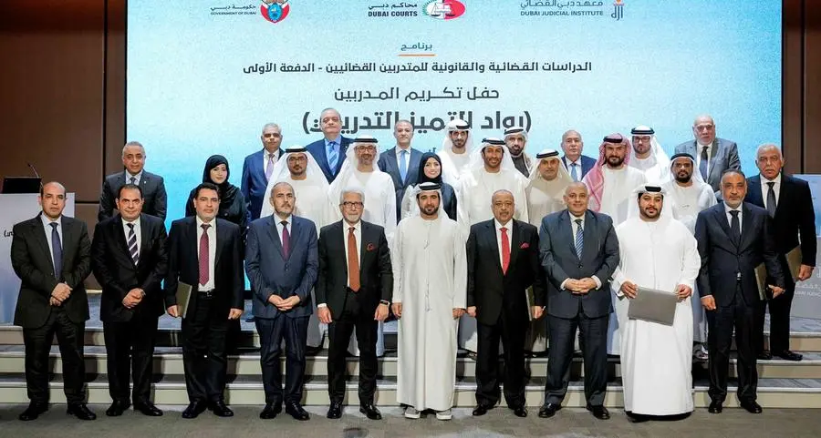 DJI honours trainers of the accredited 'Judicial and Legal Studies Program for Judicial Trainees'