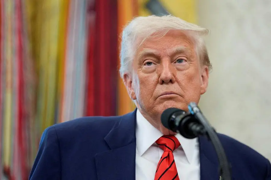 FILE PHOTO: U.S. President Donald Trump speaks during a swearing-in ceremony of Special Envoy Steve Witkoff in the Oval Office at the White House in Washington, D.C., U.S., May 6, 2025. REUTERS/Kent Nishimura. , Reuters
