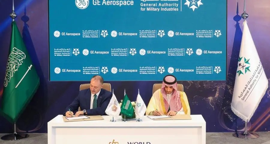 \"جي إي إيروسبيس\" توقع اتفاقية مشاركة صناعية ومذكرة تفاهم للتصنيع مع الهيئة العامة للصناعات العسكرية في المملكة