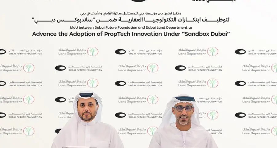 مؤسسة دبي للمستقبل ودائرة الأراضي والأملاك بدبي تتعاونان لتعزيز الابتكار في التكنولوجيا العقارية