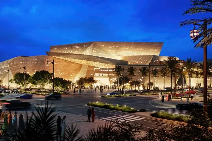 Diriyah Company has awarded a $1.4 billion (SAR 5.1 billion) construction contract to build the iconic Royal Diriyah Opera House and a number of surrounding assets. Image courtesy: Diriyah Company