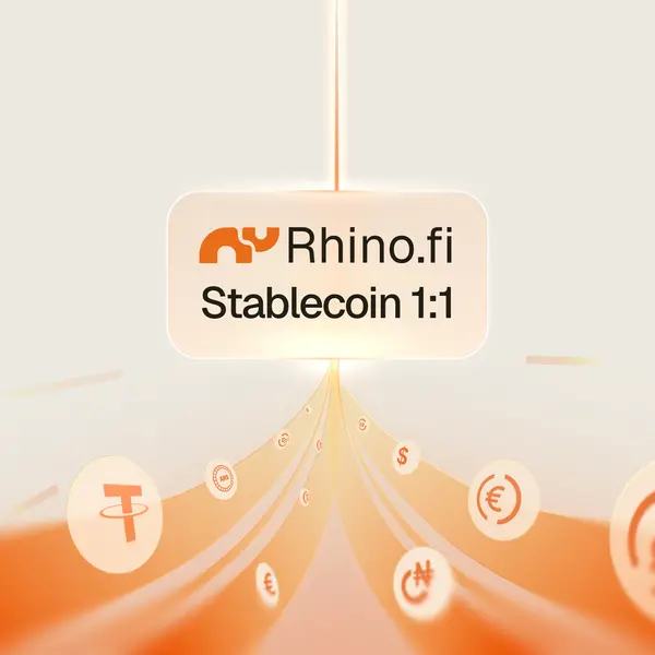Rhino.fi launches Stablecoin 1:1 so neobanks and fintechs can settle stablecoins like dollars
