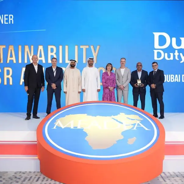 Dubai Duty Free wins MEADFA sustainability and CSR Award