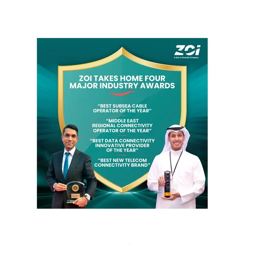 Zain Omantel International takes home four major industry Awards