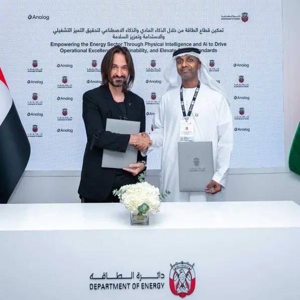 دائرة الطاقة في أبوظبي تعقد شراكة مع \"أنالوج\" لتسريع تكامل الجيل الجديد من تقنيات الذكاء الاصطناعي وتعلّم الآلة عبر قطاع الطاقة