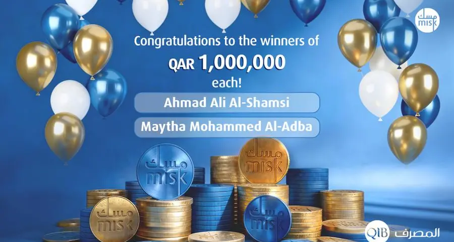 QIB announces two new millionaires of the Misk Account for 2026