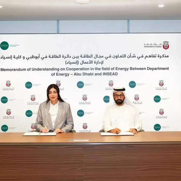 Abu Dhabi Department of Energy signs MoU with INSEAD to enhance energy and water efficiency