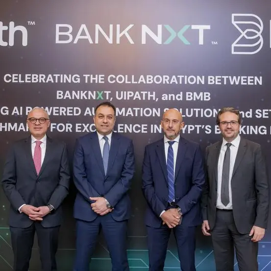 Bank NXT partners with UiPath and BMB Egypt