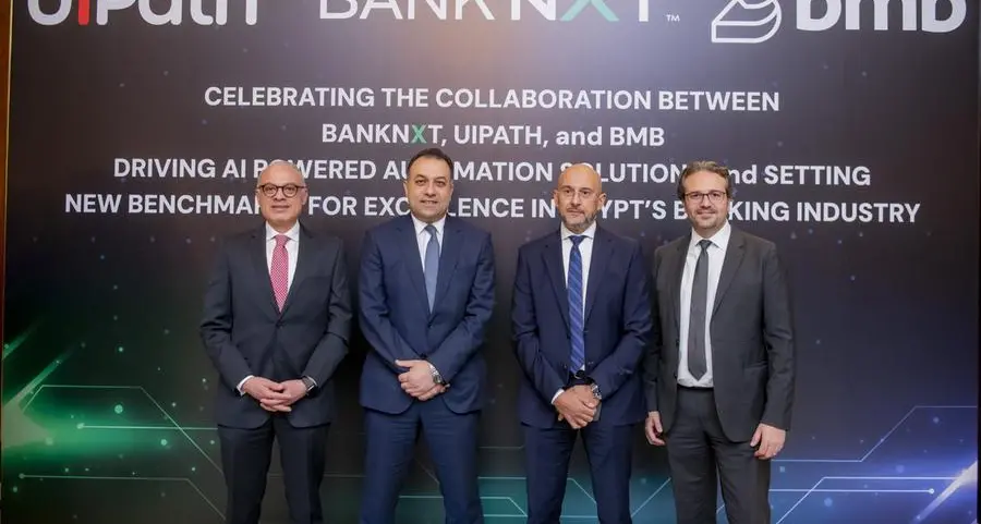 Bank NXT partners with UiPath and BMB Egypt