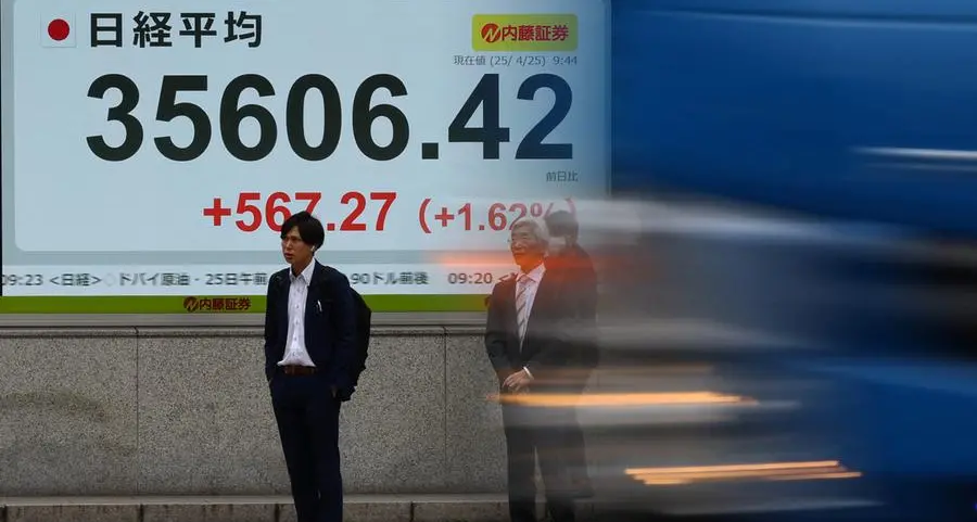 Stocks, dollar eye weekly rise on hints of tariff relief