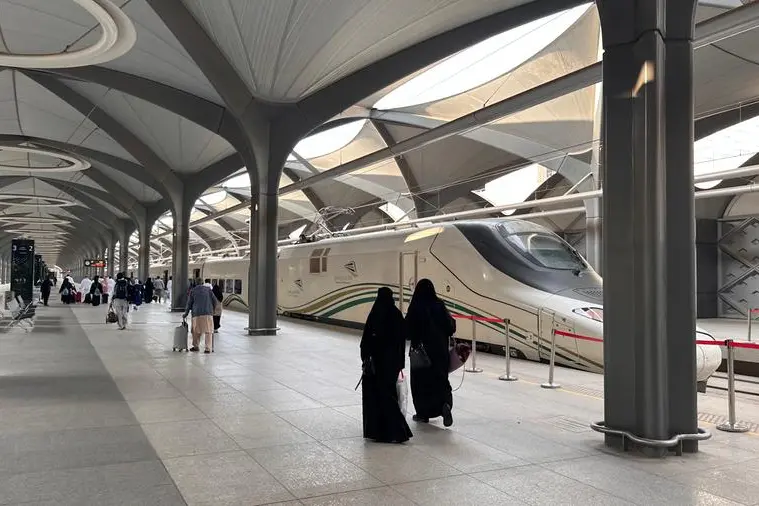 Madinah, Saudi Arabia \\u00E2\\u20AC\\u201C December 20, 2023: Interior of Madinah Station, the speed train station of Medina. Image used for illustrative purpose. Image courtesy: Besides the Obvious/ Getty Images , Getty Images