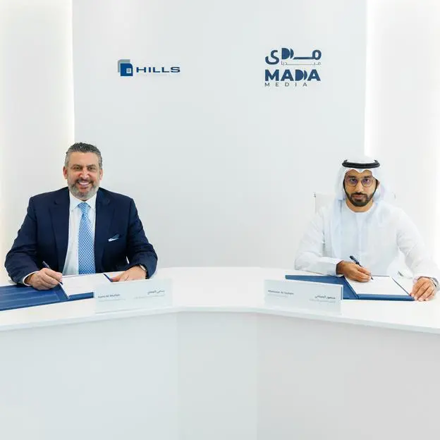 Mada Media signs an agreement with Hills Advertising