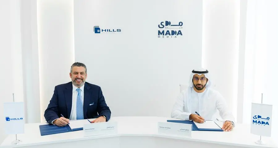 Mada Media signs an agreement with Hills Advertising