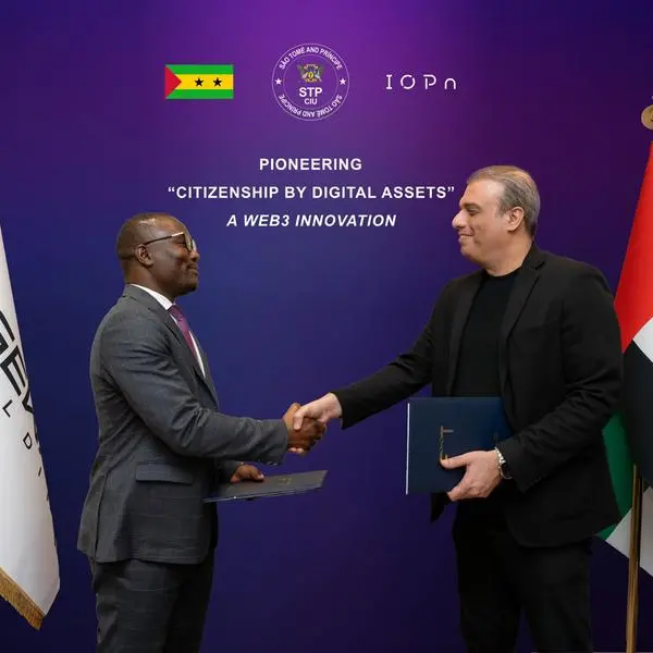 UAE-based IOPn partners with São Tomé and Príncipe to launch the world’s first blockchain-enabled citizenship program