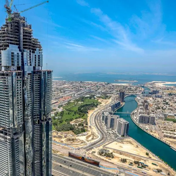 برج الحبتور يصل إلى مرحلة الإنجاز الإنشائي الكامل