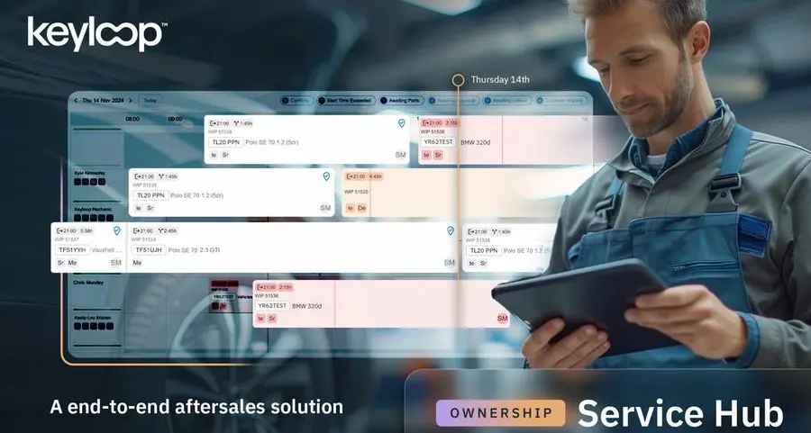 Keyloop تطلق \"Service Hub\" لإحداث نقلة نوعية في مراكز الصيانة المزدحمة في الشرق الأوسط وتعزيز خدمات ما بعد البيع